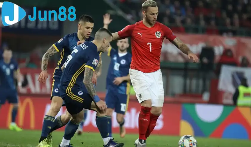 Phân tích trận đấu Áo và Bosnia & Herzegovina: Áo chiếm lợi thế sân nhà 2 arnautovicaustriabosnia1220 002005